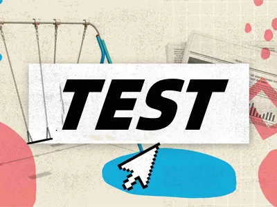 Ett falltest för hopfällbar vagn